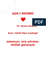 Ask-I Memnu Orjinal Senaryo