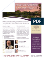 University of Alabama - 9th Annual Southeast Regional ADHD Conference