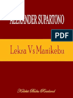 Alexander Supartono. Lekra Vs Manikebu