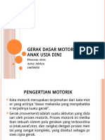 Gerak Dasar Motorik AUD