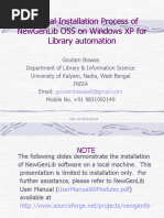 Download Practical Installation Process of NewGenLib OSS on Windows XP for Library Automation by Goutam Biswas SN33489468 doc pdf