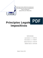 Principios legales impositivos