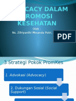 Advocacy Dalam Promosi Kesehatan