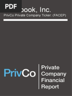 PrivCo Private Company Report Facebook PDF