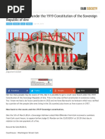 Court Case Heard Under The 1919 Constitution of The Sovereign Republic of Éire