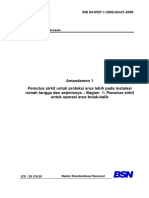 SNI 04-6507.1-2002 Amd1-2006 Electrical Accessories - Circuit-Breakers For Overcurrent Protection For Household and - Similar Installations - Part 1 Circuit-Breakers For Ac Operation. Amandment1