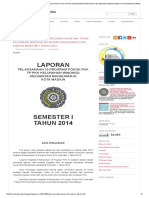 Laporan Pelaksanaan 10 Program Pokok PKK TP PKK Kelurahan Winongo Kecamatan Manguharjo Kota Madiun Semester I Tahun 2014 - Kim Citra Taruna Kenanga