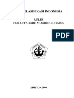 (Vol VIII), 2000 Rules For Offshore Mooring Chains, 2000