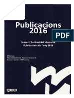 Publicacions Consorci Sanitari Del Maresme 2016