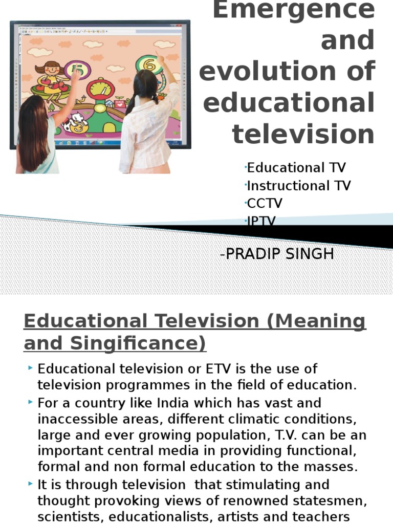 Educational Television Iptv Television