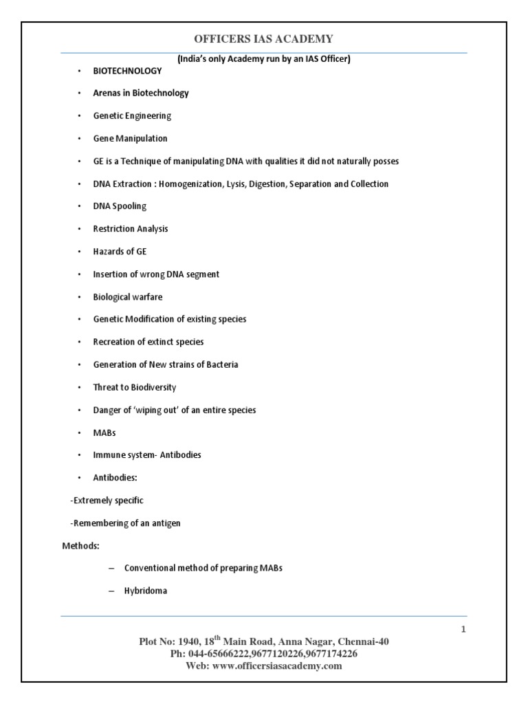 Biotechnology Techniques and Applications | PDF | Genetic Engineering ...