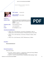 Www.icmr.Nic.in Icmrsql Biodata