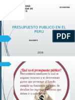 PROSUPUESTO PUBLICO PERUANO