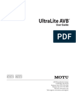 UltraLite AVB User Guide
