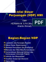 Presentase NDP Rekonstruksi III