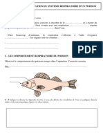 TP Respiration Poisson SVT 5eme