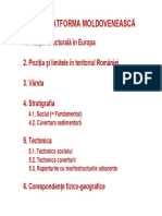 Geologia Romaniei - Curs III. Platforma Moldoveneasca