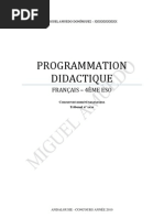 Download Programmation Didactique - Concours 10 by Miguel SN33493878 doc pdf