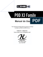 POD X3 - Manual Do Usuário