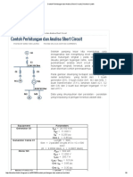 Contoh Perhitungan Dan Analisa Short Circuit - Direktori Listrik