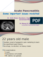 Acute Pancreatitis: Some Important Issues Revisited