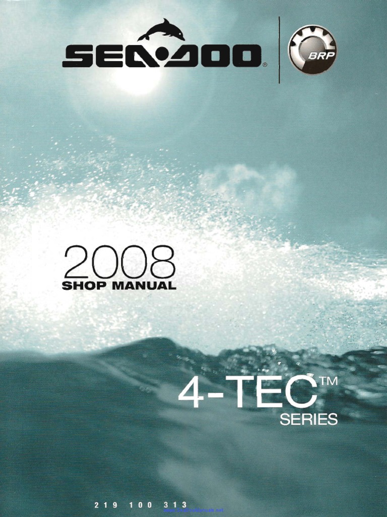 2008 SEADOO GTI MANUAL visual data 2