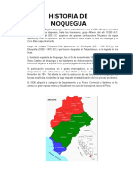 Historia y atractivos de Moquegua