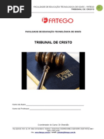 o Tribunal de Cristo