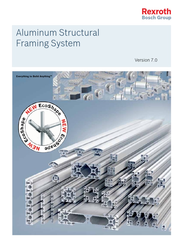 Aluminum Structural Framing System - Rexroth | PDF | Door | Computer ...