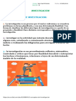 Tres Conceptos de Investigacion:: Investigaciòn