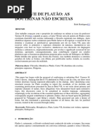 Rodrigues, R - Carta VII de Platão