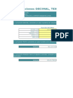 Las Funciones Decimal, Texto y Moneda