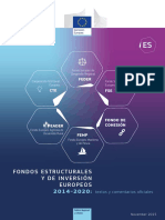 Fondos Estructurales Y de Inversión Europeos 2014-2020