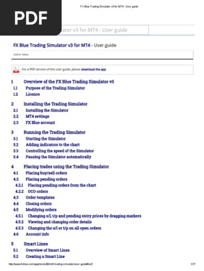 Fx blue trading simulator mt4