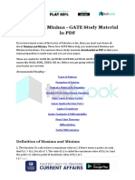 Maxima and Minima - GATE Study Material in PDF