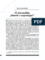 El psicoanalisis historia o arqueología Laplanche.pdf