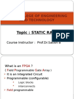SDM College of Engineering and Technology: Topic: Static Ram