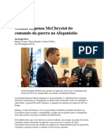 Obama Dispensa McChrystal