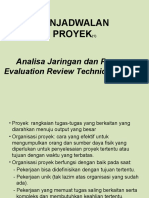 Penjadwalan Proyek (Analisa Kerja & PERT)