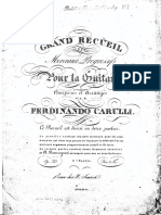 CARULLI - Op 333 Grand Recueil de Marceaux Progressifs (Guitar - Chitarra)