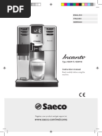 Download Manuale Istruzioni Saeco Incanto HD8917 HD8918 by Silvia SN334978902 doc pdf