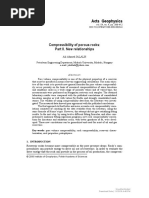 (Acta Geophysica) Compressibility of Porous Rocks - Part II. New Relationships