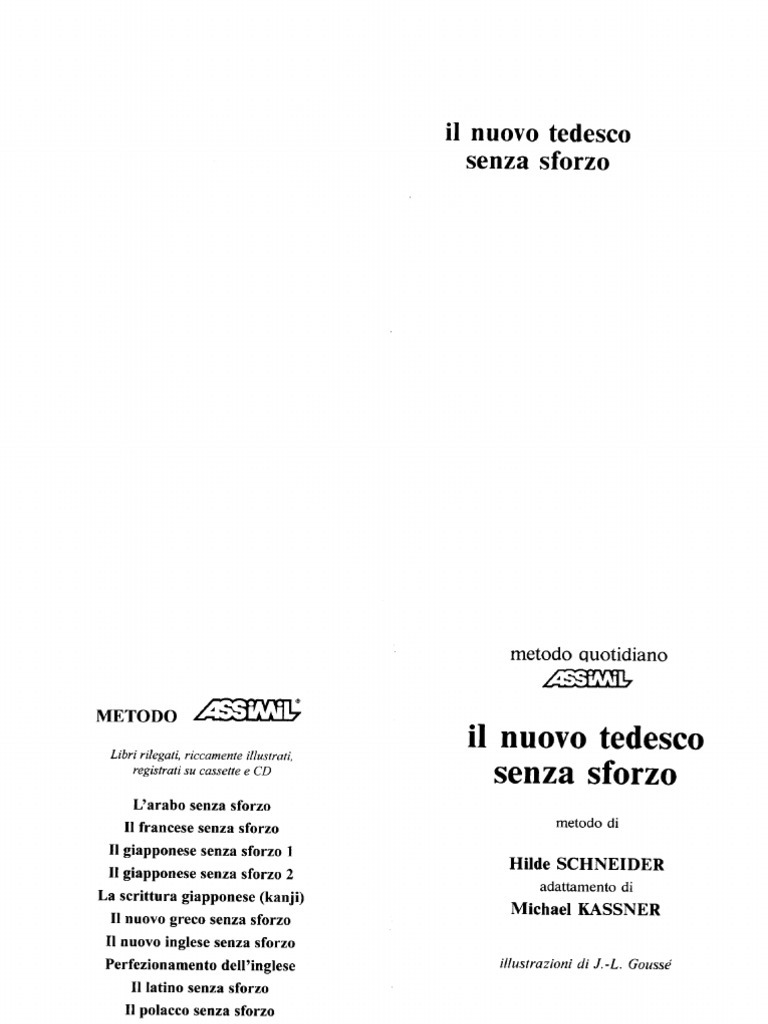 assimil tedesco senza sforzo pdf