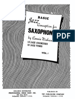 Lennie Niehaus - Jazz Conception For Saxophone 1 - Sax PDF