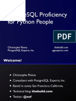 PostgreSQL Proficiency For Python People