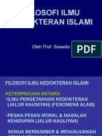 Filosofi Ilmu Kedokteran Islami - Prof. Soewito