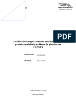 Analisis Del Comportamiento Mecánico de Una Probeta Modelada Mediante La Plataforma TRNSYS