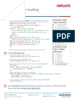 SQL Server Auditing Quick Reference Guide PDF