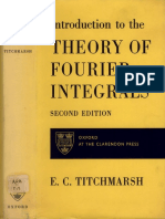 Titchmarsh IntroductionToTheTheoryOfFourierIntegrals PDF
