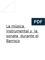 La Sonata Barroca